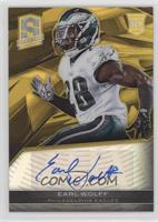 Rookie Autographs - Earl Wolff #/10