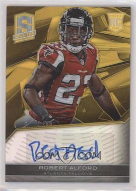 2013 Panini Spectra - [Base] - Gold #182 - Rookie Autographs - Robert Alford /10