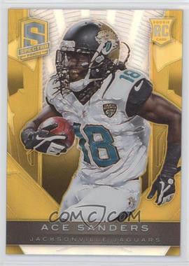 2013 Panini Spectra - [Base] - Gold #241 - Rookie - Ace Sanders /10