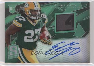 2013 Panini Spectra - [Base] - Green Signature Materials #208 - Rookie - Eddie Lacy /5