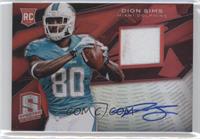 Rookie Autographs - Dion Sims #/25