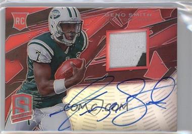 2013 Panini Spectra - [Base] - Red Signature Materials #211 - Rookie - Geno Smith /25