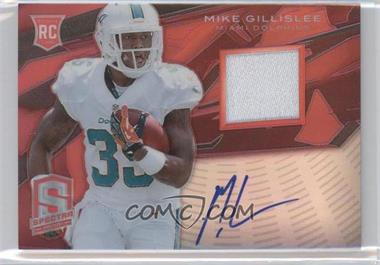 2013 Panini Spectra - [Base] - Red Signature Materials #227 - Rookie - Mike Gillislee /25