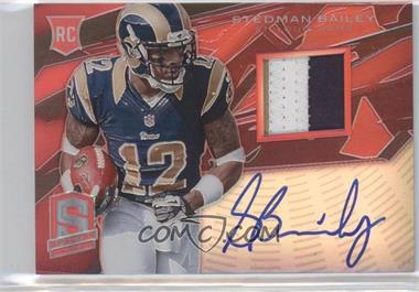 2013 Panini Spectra - [Base] - Red Signature Materials #233 - Rookie - Stedman Bailey /25