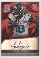 Rookie Autographs - Ace Sanders #/25