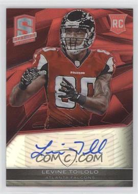 2013 Panini Spectra - [Base] - Red #162 - Rookie Autographs - Levine Toilolo /25