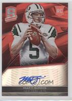 Rookie Autographs - Matt Simms #/25