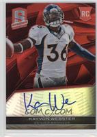 Rookie Autographs - Kayvon Webster #/25