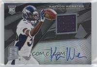 Rookie Autographs - Kayvon Webster #/99