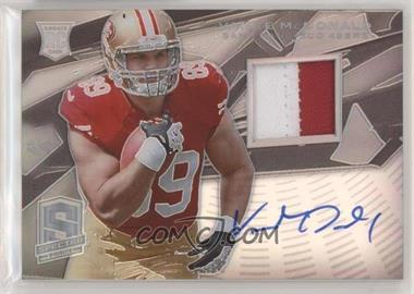 2013 Panini Spectra - [Base] - Signature Materials #239 - Rookie - Vance McDonald /99