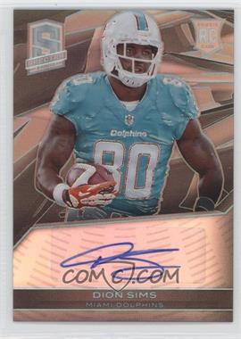 2013 Panini Spectra - [Base] #133 - Rookie Autographs - Dion Sims /299