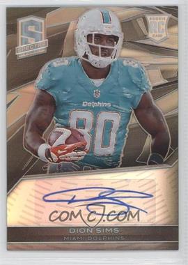 2013 Panini Spectra - [Base] #133 - Rookie Autographs - Dion Sims /299