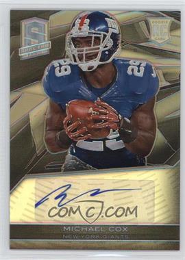 2013 Panini Spectra - [Base] #172 - Rookie Autographs - Michael Cox /299