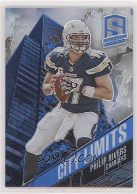 2013 Panini Spectra - City Limits - Blue #37 - Philip Rivers /49