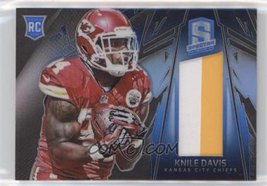 2013 Panini Spectra - Materials - Blue #219 - Knile Davis /49