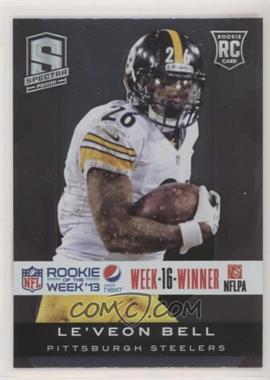 2013 Panini Spectra - Pepsi Rookie of the Week/Year #16 - Le'Veon Bell