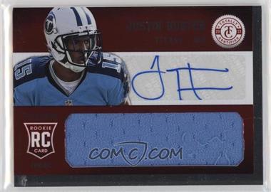 2013 Panini Totally Certified - [Base] - Totally Red Signatures #226 - Freshman Phenoms - Justin Hunter /299 [EX to NM]
