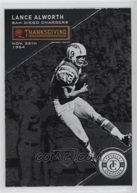 2013 Panini Totally Certified - [Base] #92 - Thanksgiving Day - Lance Alworth