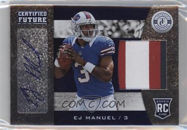 2013 Panini Totally Certified - Certified Future Signature Materials - Prime #9 - EJ Manuel /49