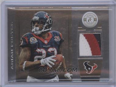 2013 Panini Totally Certified - Materials - Totally Gold Prime #12 - Arian Foster /10