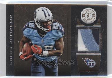 2013 Panini Totally Certified - Materials - Totally Gold Prime #15 - Chris Johnson /25