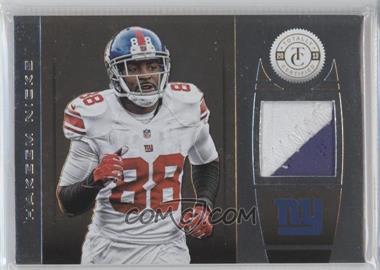 2013 Panini Totally Certified - Materials - Totally Gold Prime #38 - Hakeem Nicks /25