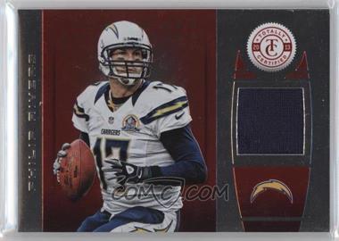 2013 Panini Totally Certified - Materials - Totally Red #21 - Philip Rivers /299