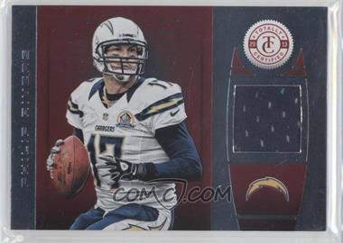 2013 Panini Totally Certified - Materials - Totally Red #21 - Philip Rivers /299