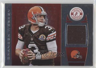 2013 Panini Totally Certified - Materials - Totally Red #90 - Brandon Weeden /299