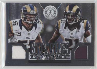 2013 Panini Totally Certified - Stitches in Time #31 - Dual - James Laurinaitis, Janoris Jenkins /149