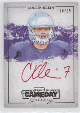 2013 Press Pass - Gameday Gallery - Gold Red Ink #GG-CK - Collin Klein /99