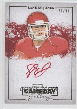 2013 Press Pass - Gameday Gallery - Gold Red Ink #GG-LJ - Landry Jones /95