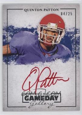 2013 Press Pass - Gameday Gallery - Red Red Ink #GG-QP - Quinton Patton /25