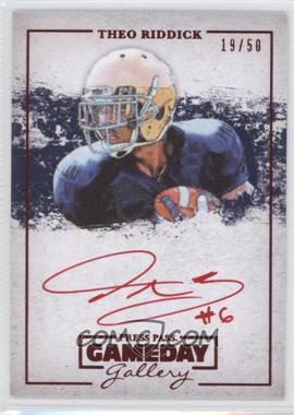 2013 Press Pass - Gameday Gallery - Red Red Ink #GG-TR - Theo Riddick /50