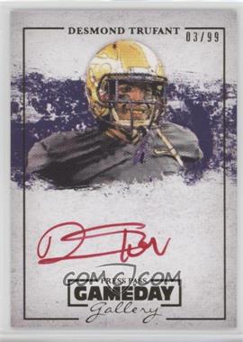 2013 Press Pass - Gameday Gallery - Silver Red Ink #GG-DT - Desmond Trufant /99