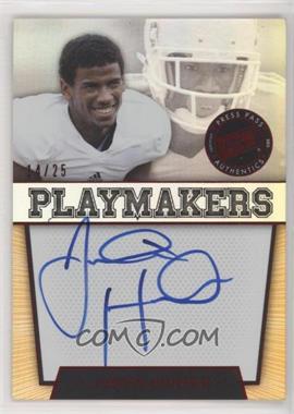 2013 Press Pass - Playmakers - Red #PP-JH - Justin Hunter /25