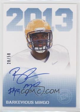 2013 Press Pass - Press Pass Signings - Blue #PPS-BM - Barkevious Mingo /50