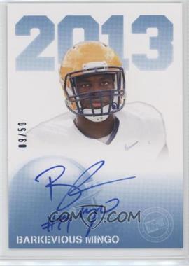 2013 Press Pass - Press Pass Signings - Blue #PPS-BM - Barkevious Mingo /50