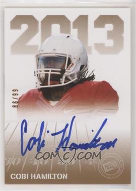 2013 Press Pass - Press Pass Signings - Bronze #PPS-CH - Cobi Hamilton /99