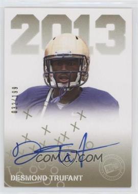 2013 Press Pass - Press Pass Signings - Gold #PPS-DT - Desmond Trufant /199