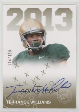 2013 Press Pass - Press Pass Signings - Gold #PPS-TW - Terrance Williams /199