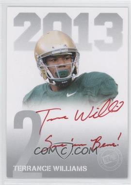 2013 Press Pass - Press Pass Signings - Inscriptions #PPS-TW - Terrance Williams