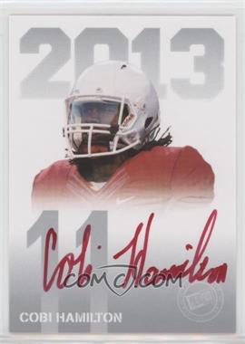 2013 Press Pass - Press Pass Signings - Red Ink #PPS-CH - Cobi Hamilton