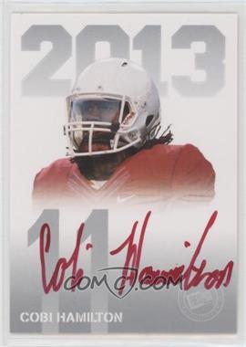 2013 Press Pass - Press Pass Signings - Red Ink #PPS-CH - Cobi Hamilton