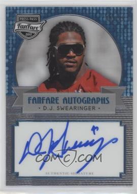 2013 Press Pass Fanfare - [Base] - Aqua #FF-DJS - D.J. Swearinger /99