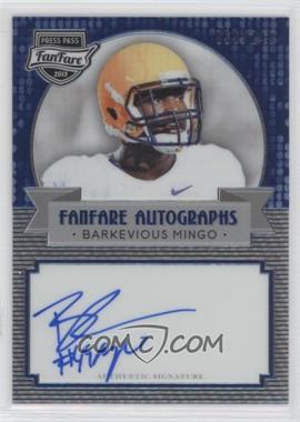 2013 Press Pass Fanfare - [Base] - Blue #FF-BM - Barkevious Mingo /149