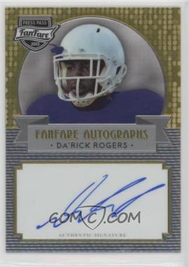 2013 Press Pass Fanfare - [Base] - Gold #FF-DR2 - Da'Rick Rogers