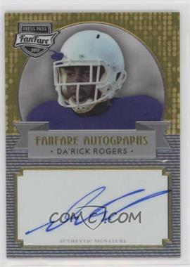 2013 Press Pass Fanfare - [Base] - Gold #FF-DR2 - Da'Rick Rogers