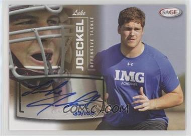 2013 SAGE - Autographs - Gold #22 - Luke Joeckel /100