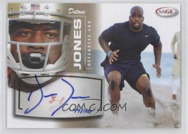 2013 SAGE - Autographs - Gold #24 - Datone Jones /100